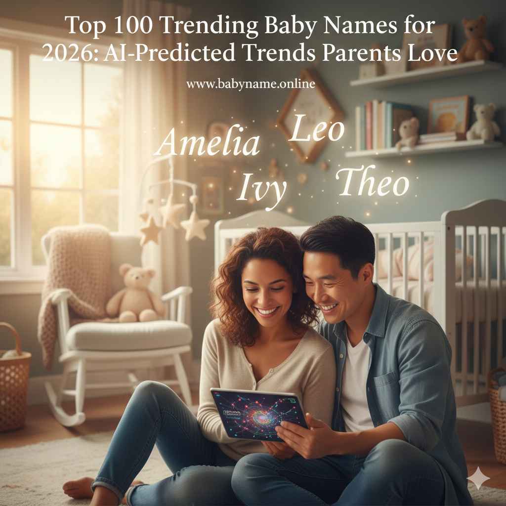 Top 100 Trending Baby boy and girl Names for 2026: AI-Predicted Trends Parents Love